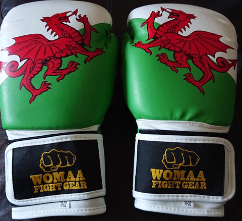 Welsh Flag 10oz Boxing Gloves