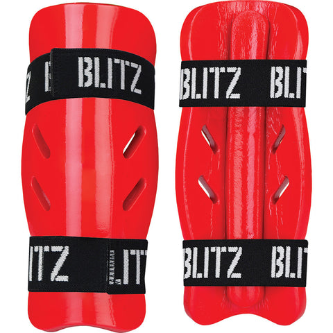 Blitz Dip Foam Shin Pads Red