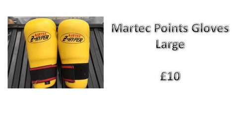 Yellow Martec Points Gloves