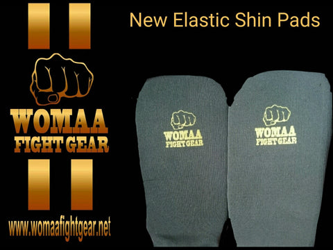 Elastic shin pads