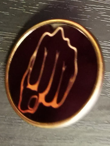 Fist Pin Badge