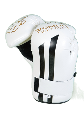 White/Gold Points Gloves